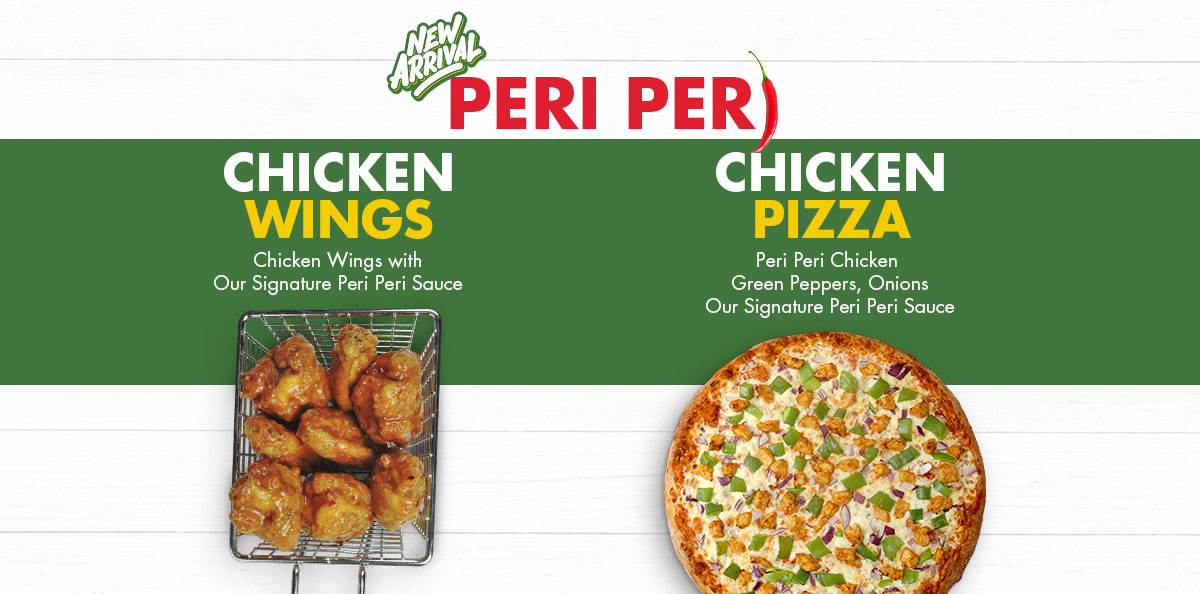 Twice the Deal Pizza - Peri Peri Chicken